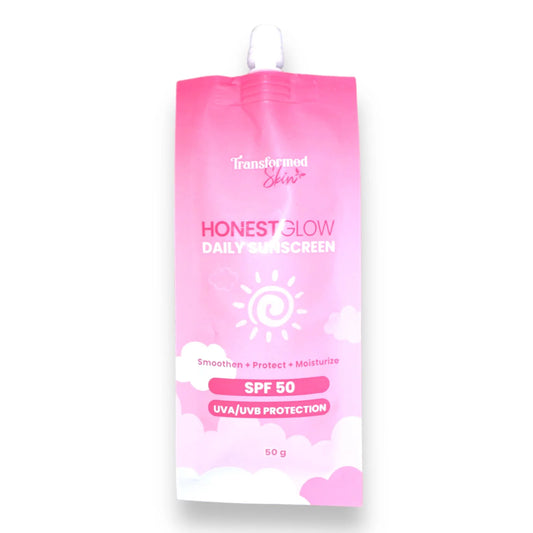 Transformed Skin - Honest Glow Daily Sunscreen SPF 50 - 50g