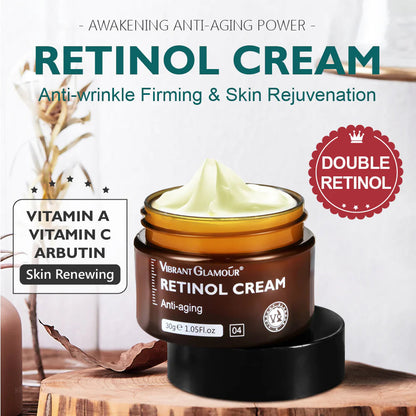 VIBRANT GLAMOUR - Natural Retinol Anti Aging Whitening Face Cream 30g
VIBRANT GLAMOUR - Natural Retinol Anti Aging Whitening Face Cream 30g